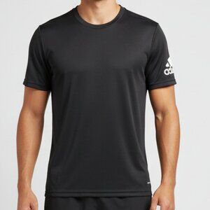 Adidas Men’s Running Shirt Black Short Sleeve Size Small